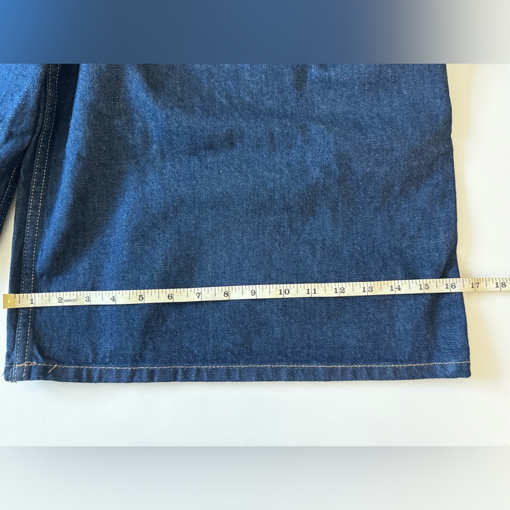 We The Free Curvy Antonia Crop Culotte Jeans/Shorts, Deep Blue, Wmns Sz 26, NWT - Picture 12 of 15